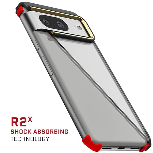 Ghostek Covert Clear Pixel 8 Case - Shockproof Silicone, Compatible with Wireless Charging, Slim Protective Phone Cover (6.2 Inch, Black) by Ghostek - Used condition - Image 4