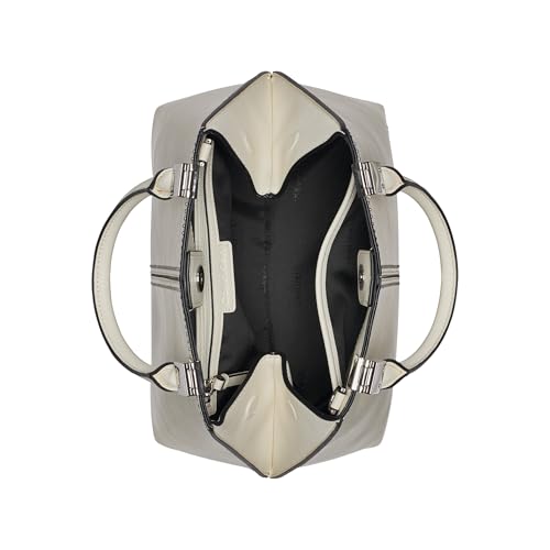 Image of Calvin Klein Women's Granite Geometric Satchel - 2 in 1, Vegan Leather, 2 Pockets