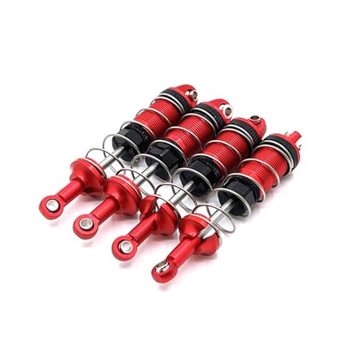 RC�N���[���[�p�A�b�v�O���[�h�p�[�c For SCY 1/16 16103 16102 16101 RC �J�[ �A�b�v�O���[�h �p�[�c �A�N�Z�T���[ �����p RC �J�[ ���^�� �I�C�� �V���b�N�A�u�\�[�o�[ �_���p�[ ���� ����(Red)