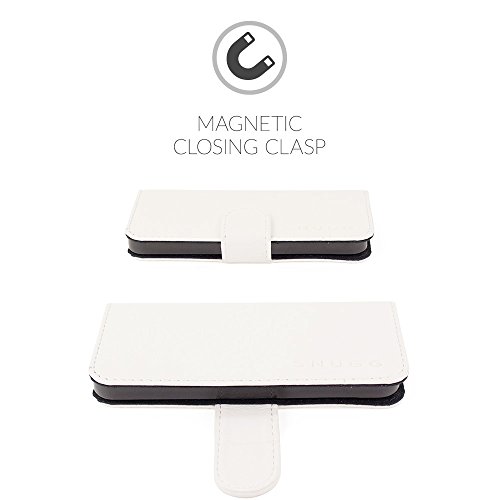 iPhone 5 / 5s Case, Snugg® - Leather Wallet Cover Case (White) for Apple iPhone 5 / 5s by Snugg - Used condition - Image 6