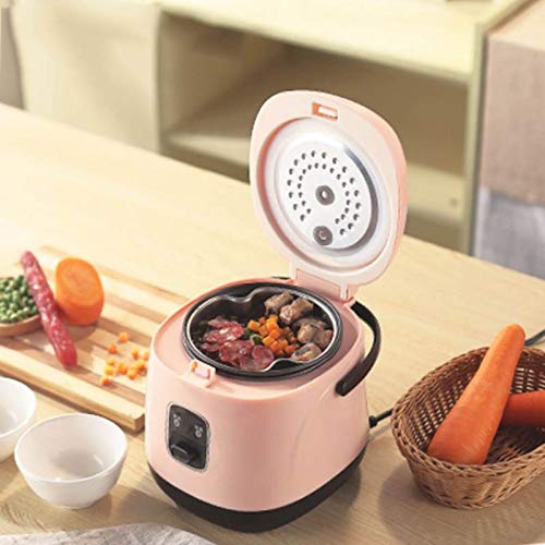 WENKA Mini Panela Elétrica de Arroz 1.2L 2 Camadas Vaporizador de Alimentos Panela Multifuncional pa