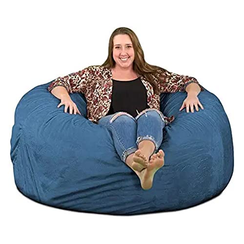 Ultimate Sack Bean Bag Chairs In Multiple Sizes And Colors: Giant Foam-Filled Furniture - Machine Washable Covers, Double Stitched Seams, Durable Inner Liner. (5000, Cloud Suede) #TOP12