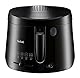 Tefal Maxi Fry Fritteuse, Cool Wall Technologie, bis zu 1,2 kg Fassungsvermögen, einklappbarer Griff, kompakte Größe, regelbares Thermostat von 150°C bis 190°C, schwarz, FF1078