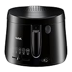 Tefal Maxi Fry Fritteuse, Cool Wall Technologie, bis zu 1,2 kg Fassungsvermögen, einklappbarer Griff, kompakte Größe, regelbares Thermostat von 150°C bis 190°C, schwarz, FF1078 – Bild 2