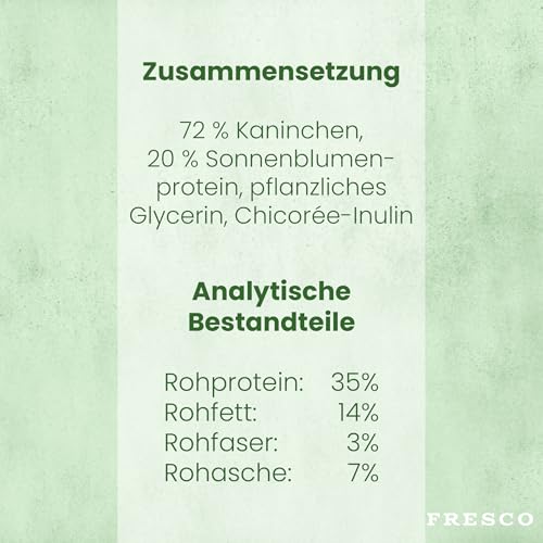 Fresco Trainingsdrops Kaninchen | 1kg | Natürlicher Monoproteinsnack aus reinem Kaninchenfleisch in Drops-Form | Ohne künstliche Zusätze | Getreidefreie Rezeptur | Im Eimer