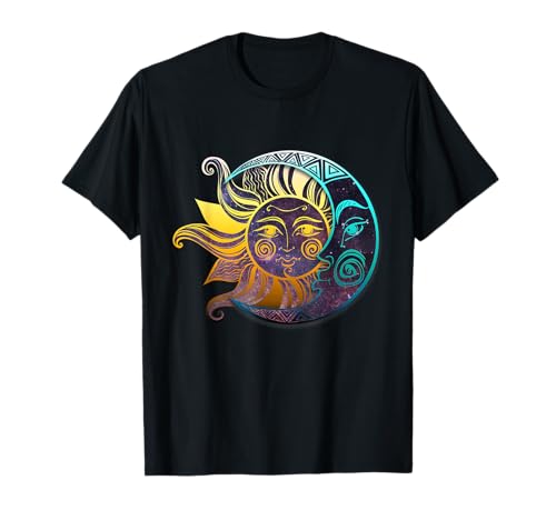 Live by The Sun Love by The Moon Spirituality Gift Bohemian T-Shirt