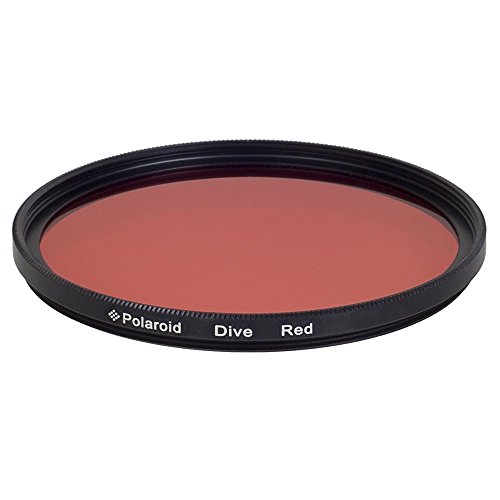 Polaroid 52mm HD Muti-Coated Red Dive Filter - For Use In Tropical and Blue Water