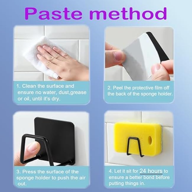 Adhesive Sponge Holder for Kitchen Sink (5PCS)