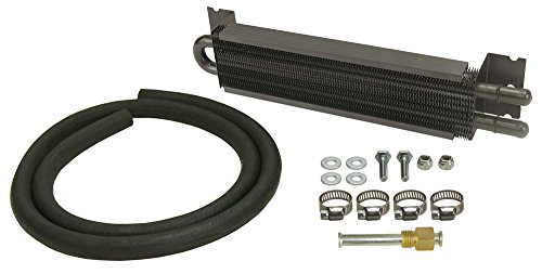 Derale 13222 Frame Rail Transmission Cooler , Black