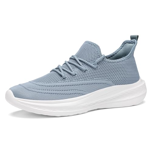 Image of VAMJAM Men's Running Shoes Slip On Walking Shoes Non Slip Lightweight Workout Breathable Gym Sneakers Fashion Mesh Sneakers