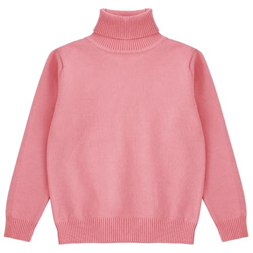 Toddler Baby Girls Pullover Jumper Turtleneck Sweaters Casual Long Sleeve Knit Tops2