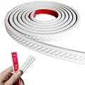 Peel and Stick Molding Trim Self Adhesive Flexible Wall Trim Crown Molding 3d Strip for Tile Wood Wall Panels Picture Mirror Frame Border Edge Corner Ceiling Wallpaper Moulding Decor Trim (120 in)