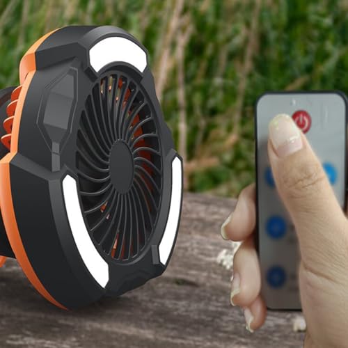 Ventilateur de refroidissement à LED compact et rechargeable contre la chaleur de table