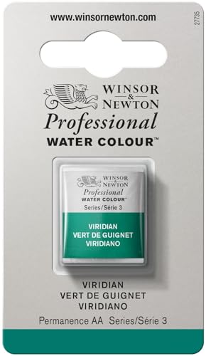 Image of Winsor & Newton Professional Water Color with Half Pan, Viridian