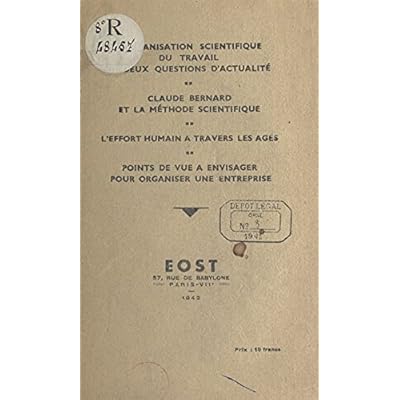 L'Organisation scientifique du travail et deux questions d'actualit&eacute;