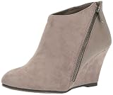 Botines de tobillo con cuña y cremallera lateral