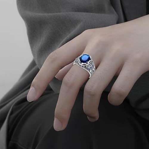 Bague en Argent Sterling 925 pour Homme Style Joaillerie