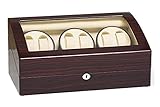 JQUEEN Six Watch Winders 7 Storages with Three Quiet Mabuchi Motors