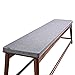 Zoomile Cojín de banco de 2/3/4 plazas, 100 cm/150 cm/180 cm/200 cm, cojín de asiento de sofá para interiores y exteriores, muebles de patio (gris, 30 x 200 cm)