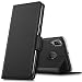 Produktbild GeeMai Samsung Galaxy M20 Hülle, Leder Hülle Flip Case Wallet Stylish mit Standfunktion und Magnetisch Ledertasche Schutzhülle handyhüllen passt für Samsung Galaxy M20 Smartphone, Schwarz