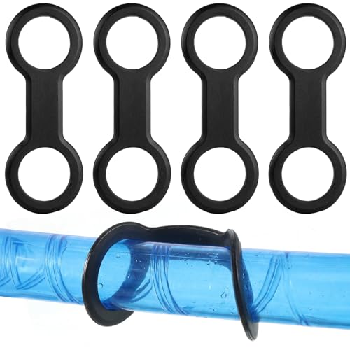 Jeffdad 4 Pcs Diving Snorkel Keeper, Clip de Silicona para Tubo de Máscara de Buceo