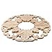 Antrader Ceiling Medallion,2Pcs Wood Ceiling Cover Home Lighting Ceiling Medallions Ring Ceiling Fan Medallion for Light Fixtures and Ceiling Fans,3.15