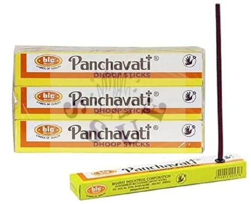 Image of SSR Panchavati Dhoop / Inscense Sticks 12 Boxes-1 Meditation and Enlightenment-Worship Temple