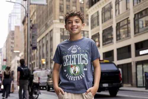 Ultra Game Youth NBA Official Super Soft Mad Props T-Shirt, New Orleans Pelicans, Heather Charcoal, 14-16 by Ultra Game - Used condition - Image 2