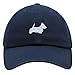 JPAK Schnauzer Silhouette Premium Dad Hat Embroidered Cotton Baseball Cap Outline Navy
