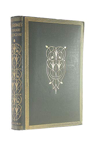 Coleridge's Literary Criticism [Unknown] B01FWTNYAG Book Cover