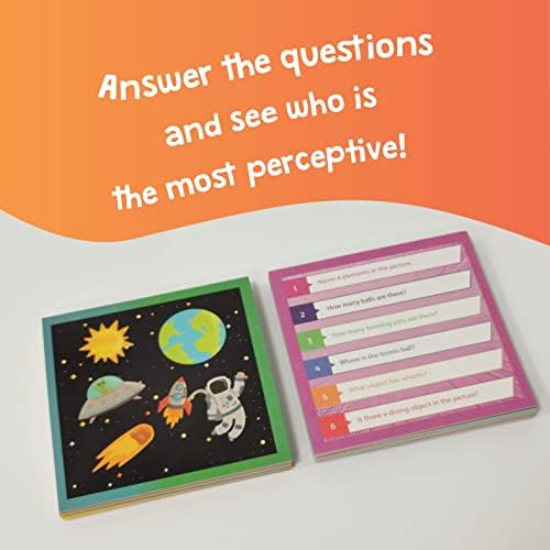 Fun Game 10 Seconds to Guess Educational Card Game Reflex Game for Children Family Game Brain Focus Training | Kids vs. Parents 10 Seconds | Age: 5+