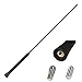 Produktbild tomzz Audio 1200-004 Autoradio Kurzstab Ersatzstab Dach Antennenstab Ersatzstrahler kurz 40cm M5 M6 Anti Noise kompatibel mit Audi Opel Seat Skoda VW u.a. schwarz