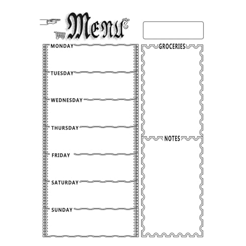 POFET Magnetic Fridge Calendar, Meal Planner - Image 4