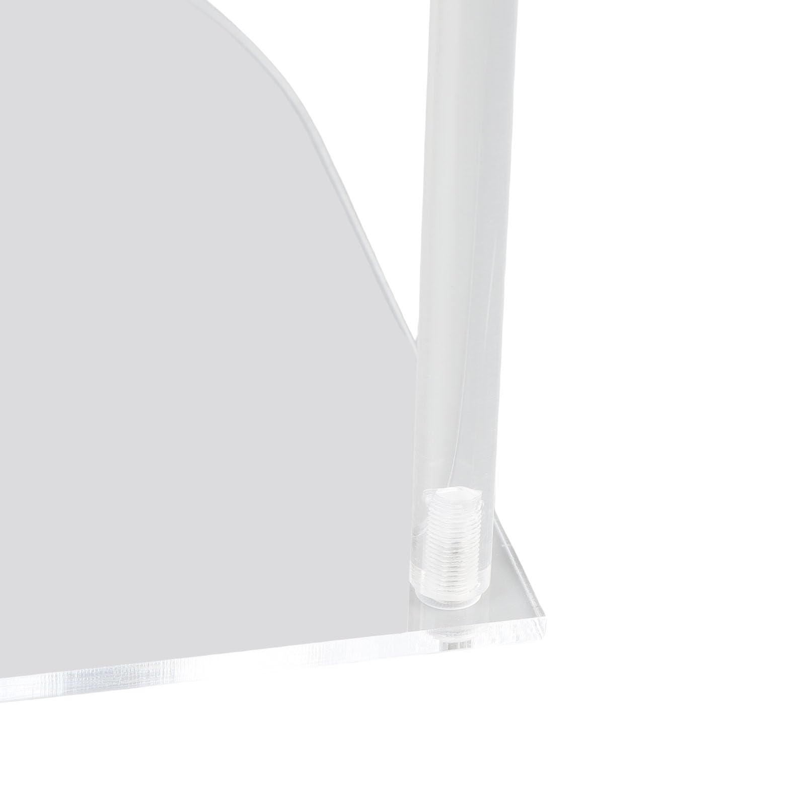 Organizzatore per Piatti, Design Acrilico Multistrato, Scaffale Angolare Salvaspazio, Base Antiscivolo, Resistente all'acqua, Costruzione Robusta, per Mobili da e Piccoli Spazi, con Bordi