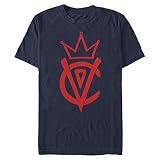 Marvel The Eternals-Deviant Repeating Organic T-Shirt à Manches Courtes, Bleu Marine, L Mixte