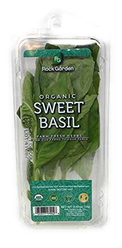 Rock Garden Organic Basil, 0.5 OZ