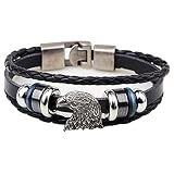 Eagle Bracelet for Men Women Eagle Gifts Vintage Rock Punk Animal Bangle Jewelry Hip Hop Gothic Brac