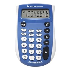 Texas Instruments TI-503 SV Standard Function Calculator