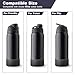 2PCS Diamond Silicone Boot for Owala Water Bottle 24 oz 32 oz 40 oz, Anti-Slip Protective Sleeve for Owala Twist,FreeSip and Flip Stainless Steel Water Bottle, BPA-Free, Dishwasher Safe, Accessories