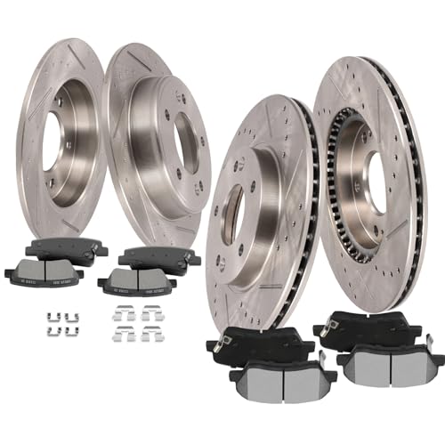 Image of SCITOO Brake Kits Front Rear Brake Rotors Brake Pad:31584;31603;D1543;D1544 | Fit For Hyundai For Elantra 2011-2016,For Elantra Coupe 2013-2014,For Elantra GT 2013-2015,For Veloster 2012-2016