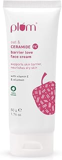 Plum Oat & 1% Ceramide Barrier Love Face Cream | Repairs, Strengthens & Maintains Skin Barrier | Moisturizer with Vitamin ... Price In India