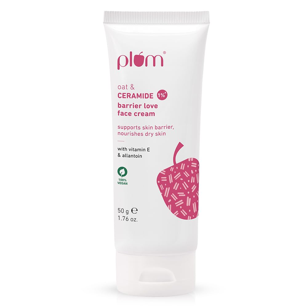 Plum Oat & 1% Ceramide Barrier Love Face Cream | Repairs, Strengthens &