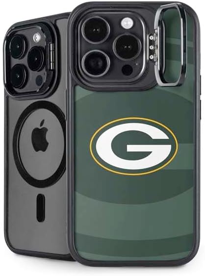 Skinit Kickstand Phone Case Compatible with iPhone 15 Pro Max - Officially Licensed NFL Green Bay Packers Team Motto Design