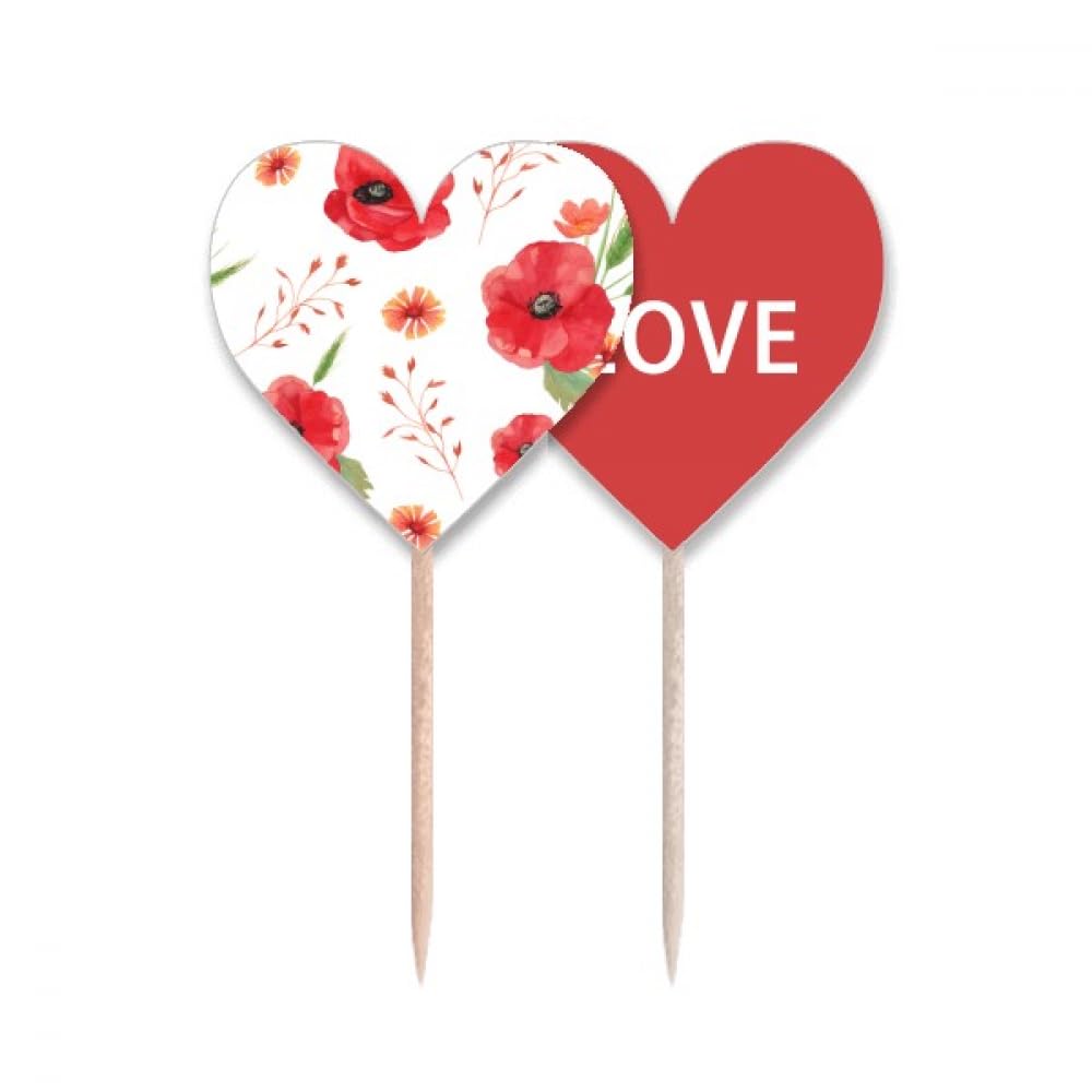Love Cœur Lable Cupcake Pick romantique pour célébrer vos moments de bonheur partagés