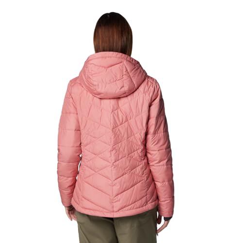 Image of Columbia Women's Omni-Heat Reflective Heavenly Hooded Hiking & Trekking Down Standard Length Jacket