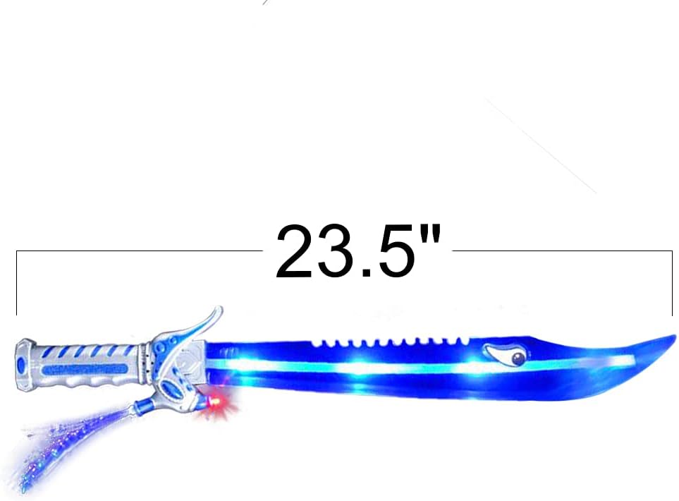 Light Up Their Play: Review of the ArtCreativity Fiber Optic Shark Sword Set!