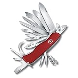 VICTORINOX(ビクトリノックス) ワークチャンプ レッド XL スイス・アーミーナイフ 多機能 ナイフ アウトドア キャンプ プライヤー 金属やすり付き金属のこぎり搭載 31機能を搭載したスイス製マルチツール 【国内正規品】 0.8564.XL