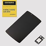 Assembly for LG G pad F 8.0 V496 V495 UK495 LCD Display Touch Digitizer Screen + Frame (Black) Full Replacement Part
