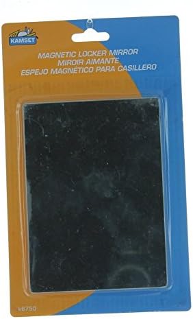 Magnetic Locker Mirror 4 1/2 x 5 Inches