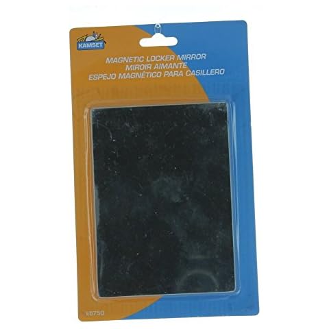 Magnetic Locker Mirror 4 1/2 x 5 Inches Cover